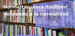 Covid-19 | Condiciones para la reapertura al público de las bibliotecas de Euskadi